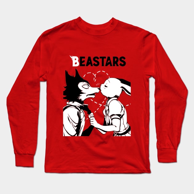 Legosi and Haru Beastars Long Sleeve T-Shirt by OtakuPapercraft